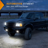 Nilight Fog Lights Assembly Compatible with 2001 2002 2003 Ford Ranger w/H10 12V 42W Bulbs Clear Lens Driver and Passenger Side, view 5