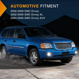 Nilight Fog Lights Assembly Compatible with 2002 2003 2004 2005 2006 2007 2008 2009 GMC Envoy Foglight Replacement w/880 12V 27W Bulbs Clear Lens, view 4