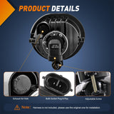 Nilight Fog Lights Assembly Compatible with 2003 2004 2005 2006 2007 2008 Toyota Matrix 2003-2008 Pontiac Vibe 2004-2010 Scion TC Clear Lens w/9006 12V 55W Bulbs, view 3