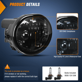 Nilight Fog Lights Assembly Compatible with 2003 2004 2005 2006 2007 2008 Toyota Matrix 2003-2008 Pontiac Vibe 2004-2010 Scion TC Smoke Lens w/9006 12V 55W, view 2