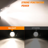 Nilight Fog Lights Assembly Compatible with 2005 2006 2007 2008 2009 Nissan Frontier 2005-2012 Pathfinder Left Driver and Right Passenger Side Clear Lens w/H11 12V 55W Bulbs, view 6