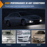 Nilight Fog Lights Assembly Compatible with 2006 2007 Honda Accord Sedan 4 Door w/H11 12V 55W Bulbs Clear Lens Driver and Passenger Side, view 6
