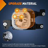 Nilight Fog Lights Assembly Compatible with 2008 2009 2010 FORD F-250 F-350 F-450 F-550 F250 F350 F450 F550 SUPER DUTY Clear Lens w/H10 12V 42W Bulbs, view 5