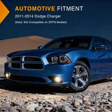 Nilight Fog Lights Assembly Compatible with 2011 2012 2013 2014 Dodge Charger (Not fit SRT8 Models) w/9006 12V 51W Bulbs Clear Lens, view 5