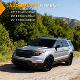 Nilight Fog Lights Assembly Compatible with 2013 2014 2015 Ford Explorer w/H11 12V 55W Bulbs Clear Lens Driver and Passenger Side, view 4