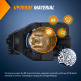 Nilight Fog Lights Assembly Compatible with 2013 2014 2015 Ford Explorer w/H11 12V 55W Bulbs Clear Lens Driver and Passenger Side, view 6