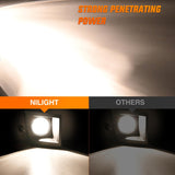 Nilight Fog Lights Assembly Compatible with 2014 2015 GMC Sierra 1500 Left Driver and Right Passenger Side Clear Lens w/H3 12V 20W Halogen Bulbs, view 5