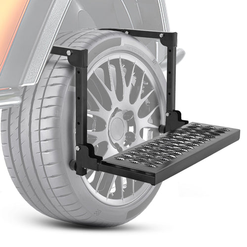 Nilight Folding Heavy Duty Tire Step To Fit tires from 10Inch to 14Inch Tire Width