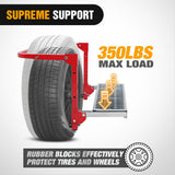 Nilight Folding Heavy Duty Red Tire Step To Fit tires from 10Inch to 15Inch Tire Width, view 4