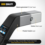 Nilight Forged Trailer Hitch Mount Fits 2 Inch Receiver Square 5/8 Inch Hitch Pin Clip 17000 lbs 6 Inch Drop, 1-1/4 Inch Hole, Gloss Black Powder Coat, view 4