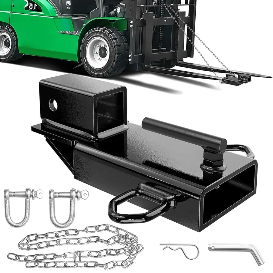 Nilight Forklift Trailer Hitch Attachment Fits 2 Inch Receiver Black
