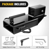 Nilight Forklift Trailer Hitch Attachment Fits 2 Inch Receiver Black, view 4
