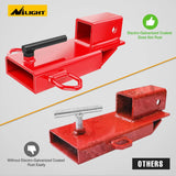 Nilight Forklift Trailer Hitch Attachment Fits 2 Inch Receiver Red, view 5