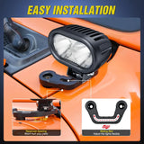 Nilight Front A-Pillar Hood Cowl Mounts For 2018 2019 2020 2021 2022 2023 Jeep Wrangler JL/JLU 2020 2021 2022 2023 Gladiator JT, view 3