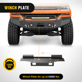 Nilight 2016 2017 2018 Chevy Silverado 1500 Front Bumper Textured Black Solid Steel 120W Light Bar 18W Light Pods, view 6