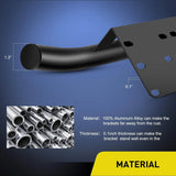 Nilight Front Bumper License Plate Mount Bracket Holder Black, view 4