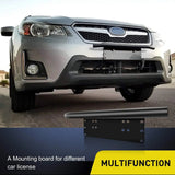 Nilight Front Bumper License Plate Mount Bracket Holder Black, view 5