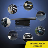 Nilight Front Bumper License Plate Mount Bracket Holder Black, view 6