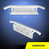 Nilight Front Bumper License Plate Mount Bracket Holder, view 2