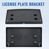 Nilight Front License Plate Bracket for JL 2018-2026# 68295610AA CH1068150 | for 2018-2021 2022 2023 2024 2025 2026 Jeep Wrangler JL JLU & Gladiator JT Black only for Steel Bumper, view 6
