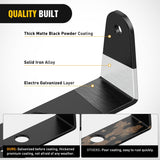 Nilight Front Lower Hidden Bumper Mounting Brackets for 22inch Single Row LED Light Bar Compatible with 2007-2013 Chevy Silverado 1500 and 2007-2010 Silverado 2500 3500 HD, view 3