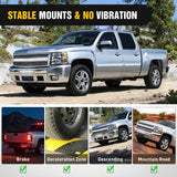 Nilight Front Lower Hidden Bumper Mounting Brackets for 22inch Single Row LED Light Bar Compatible with 2007-2013 Chevy Silverado 1500 and 2007-2010 Silverado 2500 3500 HD, view 5