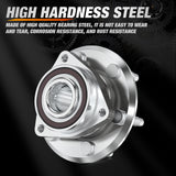 Nilight Front or Rear Wheel Bearing and Hub Assembly for Chevrolet Traverse 2009-2012 2013 2014 2015 2016 2017, GMC Acadia 2007-2016, Buick Enclave 2008-2017, Saturn Outlook 2007-2010 w/6-Lug, 513277, view 5