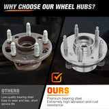 Nilight Front or Rear Wheel Bearing and Hub Assembly for Ford Taurus 2010–2019 (Not for SHO/Performance Package), Ford Flex 2009–2019, Lincoln MKT, Edge Rear 2011-2014, 513275-2Pack, view 5