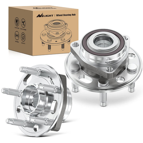 Nilight Front or Rear Wheel Hub Bearing Assembly for Chevy Equinox Impala Malibu, GMC Terrain 2010 2011 2012 2013 2014 2015 2016 2017, Cadillac CTS/XTS, Buick Regal Lacrosse with 5-Lug OEM 513288