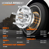 Nilight Front or Rear Wheel Hub Bearing Assembly for Chevy Equinox Impala Malibu, GMC Terrain 2010 2011 2012 2013 2014 2015 2016 2017, Cadillac CTS/XTS, Buick Regal Lacrosse with 5-Lug OEM 513288, view 6