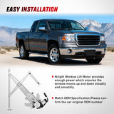 Nilight Front Passenger Window Regulator with Motor, Compatible with Chevy Colorado/GMC Canyon 2004 2005 2006 2007 2008 2009 2010 2011 2012, Power Window Lift Motor Assembly, 741-015, view 6