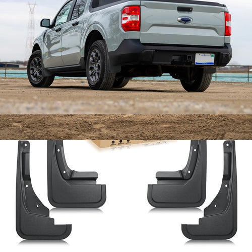Nilight Front & Rear Set Mud Flaps for Ford Maverick 2022 2023 2024 2025