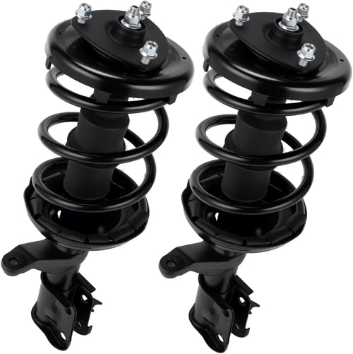 Nilight Front Struts Shocks Complete Assembly Kit Compatible with Honda CR-V CRV 2.4L 2002 2003 2004 2005 2006, Front Shock Absorber Strut Coil Spring Assembly Pair Replacement OE# 172144 172143, 2PCS