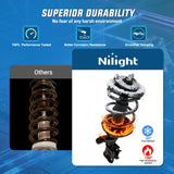 Nilight Front Struts Shocks Complete Assembly Kit Compatible with Honda CR-V CRV 2.4L 2002 2003 2004 2005 2006, Front Shock Absorber Strut Coil Spring Assembly Pair Replacement OE# 172144 172143, 2PCS, view 6