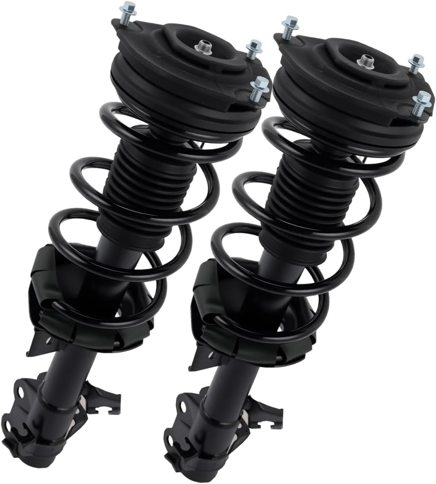 Nilight Front Struts Shocks Complete Assembly Kit Compatible with Nissan Versa 2007-2011 ALL Models, Versa 1.8L 2012 Front Shock Absorber Strut Coil Spring Assembly Pair Replace OE#172351 172352, 2PCS