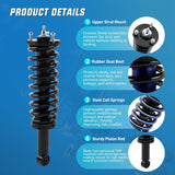 Nilight Front Struts Shocks Complete Assembly Kit Compatible with Toyota Tundra 2000 2001 2002 2003 2004 2005 2006 Front Shock Absorber Strut Coil Spring Assembly Pair Replace OE#171347L 171347R, 2PCS, view 4