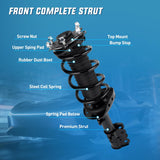 Nilight Front Struts Shocks Complete Assembly Kit Fit for Honda CR-V 2.4L L4 2007 2008 2009 2010-2014 (Exc.Touring), Front Shock Absorber Strut Coil Spring Assembly Pair Replace OE#272492 272491, 2PCS, view 3