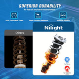 Nilight Front Struts Shocks Complete Assembly Kit Fit for Honda CR-V 2.4L L4 2007 2008 2009 2010-2014 (Exc.Touring), Front Shock Absorber Strut Coil Spring Assembly Pair Replace OE#272492 272491, 2PCS, view 6