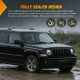 Nilight 2007-2017 Jeep Patriot Front Turn Signals Light Clear Amber Passenger Side, view 4