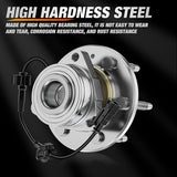 Nilight Front Wheel Bearing and Hub Assembly for Chevrolet Tahoe Suburban 2015–2020, GMC Yukon XL 2015–2020, Silverado 1500 2014–2018, GMC Sierra 1500 2014-2018, Escalade, 4WD-2Pack, view 2