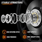 Nilight Front Wheel Bearing and Hub Assembly for Chevrolet Tahoe Suburban 2015–2020, GMC Yukon XL 2015–2020, Silverado 1500 2014–2018, GMC Sierra 1500 2014-2018, Escalade, 4WD-2Pack, view 4