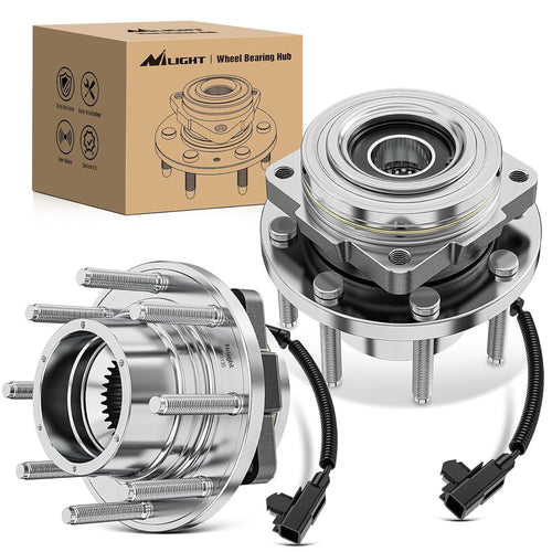 Nilight Front Wheel Bearing and Hub Assembly for Ford F-250 F-350 Super Duty 2011 2012 2013 2014 2015 2016, 4WD SRW (Not for DRW), 515130-2Pack