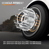 Nilight Front Wheel Bearing and Hub Assembly for Ford F-250 F-350 Super Duty 2011 2012 2013 2014 2015 2016, 4WD SRW (Not for DRW), 515130-2Pack, view 3