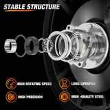Nilight Front Wheel Bearing and Hub Assembly for Ford F-250 F-350 Super Duty 2011 2012 2013 2014 2015 2016, 4WD SRW (Not for DRW), 515130-2Pack, view 6