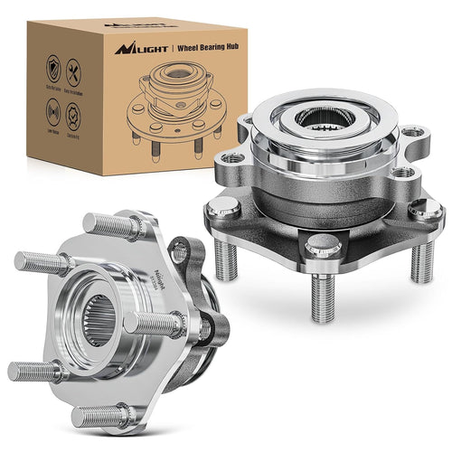 Nilight Front Wheel Bearing and Hub Assembly for Nissan Sentra 2013 2014 2015 2016 2017 2018 2019, NV200 2013–2019, Leaf 2013-2017, Chevy City Express 2015–2018, 513364-2Pack