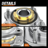 Nilight Front Wheel Bearing and Hubs Assembly for Toyota Tacoma 2005-2016 2017 2018 2019, 4Runner 2003-2016, FJ Cruiser 2007-2009, Hilux 2005-2017, 2WD Only, 6 Lugs w/ABS-950-004 2Pack, view 4