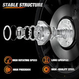 Nilight Front Wheel Bearing Hub Assembly for GMC Envoy XL XUV 2002 2003 2004 2005 2006 2007 2008 2009, Chevy Trailblazer EXT SSR Olds Bravada Isuzu Ascender Buick Rainier with 6-Lug, OEM 513188, view 3