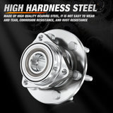 Nilight Front Wheel Bearing Hubs Assembly for GMC Chevy Silverado Sierra Avalanche 1999 2000 2001 2002 2003 2004 2005 2006, Yukon XL Suburban 1500 Tahoe Cadillac Escalade with 6-Lug, OEM 515036, view 4