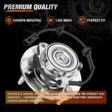 Nilight Front Wheel Bearing Hubs Assembly for GMC Chevy Silverado Sierra Avalanche 1999 2000 2001 2002 2003 2004 2005 2006, Yukon XL Suburban 1500 Tahoe Cadillac Escalade with 6-Lug, OEM 515036, view 5