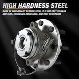 Nilight Front Wheel Bearing Hubs for 1999-2004 F-250 F-350 Super Duty, 4WD | For 2000 2001 2002 2003 2004 Ford F-250/F-350 Super Duty, Direct Replacement, Heavy-Duty Construction-2Pack, view 2